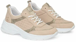 Женские бежевые кроссовки Rieker