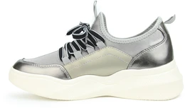 Женские серебряные кроссовки Francesco Donni