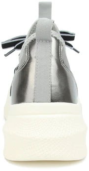 Женские серебряные кроссовки Francesco Donni