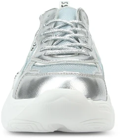 Женские серебряные кроссовки Francesco Donni