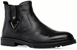 Мужские черные челси Roscote (Натуральный мех)