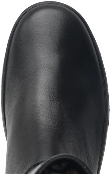 Женские черные полусапоги Romer (Натуральный мех)