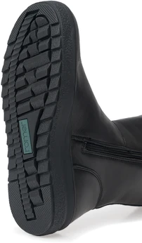 Женские черные полусапоги Romer (Натуральный мех)