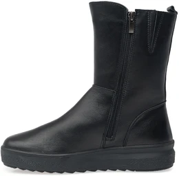 Женские черные полусапоги Romer (Натуральный мех)