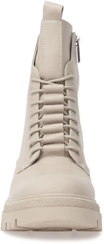 Женские бежевые ботинки Baden (Натуральная шерсть)