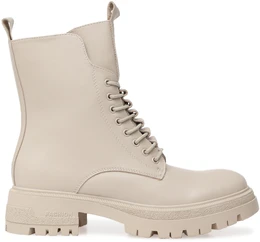 Женские бежевые ботинки Baden (Натуральная шерсть)