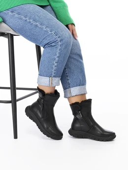 Женские черные ботинки Baden (Натуральная шерсть)