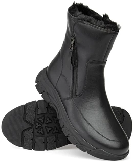 Женские черные ботинки Baden (Натуральная шерсть)