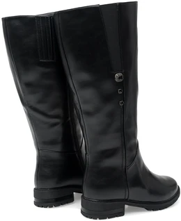 Женские черные сапоги Ascalini (Евромех)