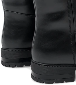 Женские черные сапоги Ascalini (Евромех)