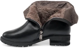 Женские черные сапоги Ascalini (Евромех)