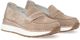 Женские бежевые мокасины Wilmar