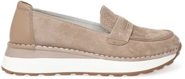 Женские бежевые мокасины Wilmar