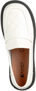 Женские белые лоферы Wilmar