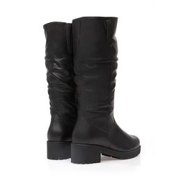 Женские черные сапоги Janita (Натуральный мех)