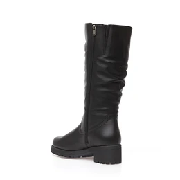 Женские черные сапоги Janita (Натуральный мех)