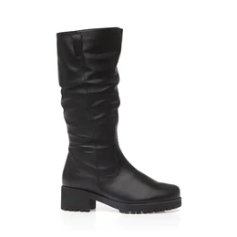 Женские черные сапоги Janita (Натуральный мех)