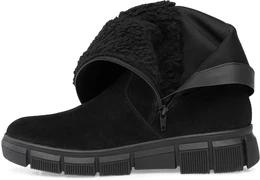 Женские черные сапоги Rieker (Искусственная шерсть)