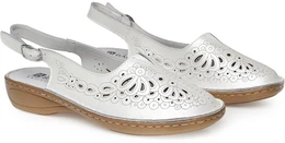 Женские белые босоножки Baden