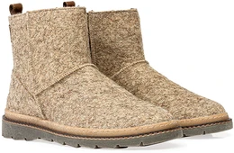 Мужские бежевые валенки Shoiberg (Натуральная шерсть)