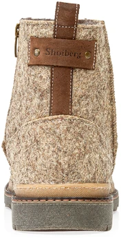 Мужские бежевые валенки Shoiberg (Натуральная шерсть)