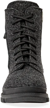 Женские черные ботинки Shoiberg (Натуральная шерсть)