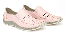 Женские розовые полуботинки Rieker