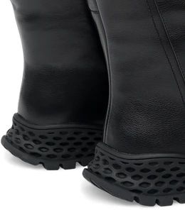 Женские черные сапоги Ascalini (Евромех)