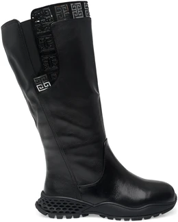 Женские черные сапоги Ascalini (Евромех)