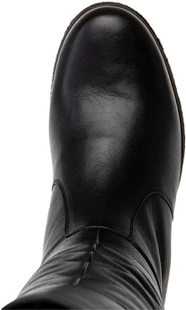 Женские черные сапоги Janita (Натуральный мех)