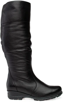 Женские черные сапоги Janita (Натуральный мех)