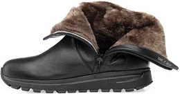 Женские черные полусапоги Romer (Натуральный мех)