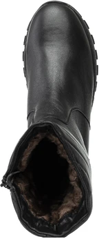 Женские черные полусапоги Romer (Натуральный мех)