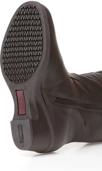 Женские коричневые полусапоги Janita (Натуральный мех)