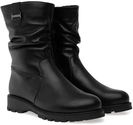 Женские черные полусапоги ALEXIA LEVINI (Натуральный мех)