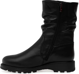 Женские черные полусапоги ALEXIA LEVINI (Натуральный мех)