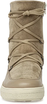 Женские бежевые полусапоги Romer (Натуральный мех)