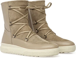 Женские бежевые полусапоги Romer (Натуральный мех)