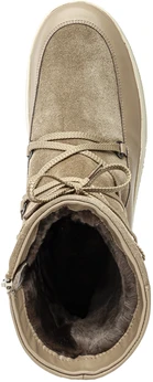 Женские бежевые полусапоги Romer (Натуральный мех)