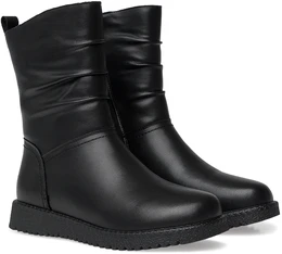 Женские черные полусапоги Wilmar (Натуральная шерсть)