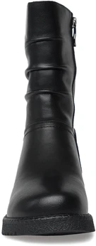 Женские черные полусапоги Wilmar (Натуральная шерсть)