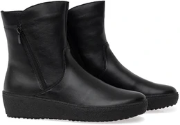 Женские черные полусапоги Romer (Натуральный мех)