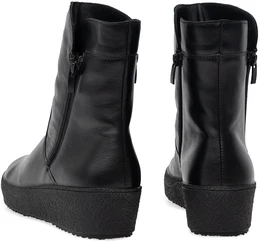 Женские черные полусапоги Romer (Натуральный мех)