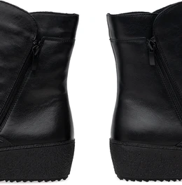 Женские черные полусапоги Romer (Натуральный мех)