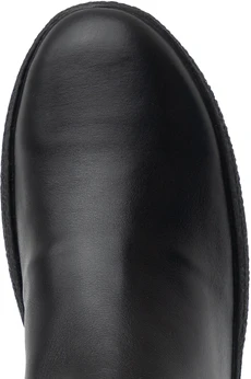 Женские черные полусапоги Romer (Натуральный мех)