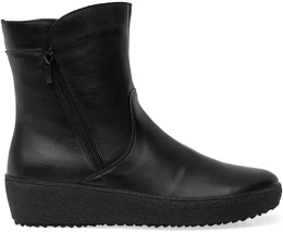 Женские черные полусапоги Romer (Натуральный мех)