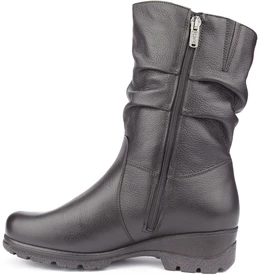 Женские коричневые полусапоги Janita (Натуральный мех)