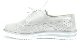 Женские серебряные полуботинки Tofa