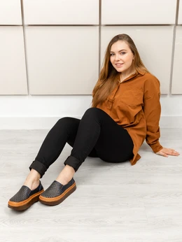 Женские синие полуботинки Ascalini