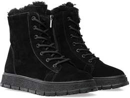 Женские черные ботинки Baden (Натуральная шерсть)